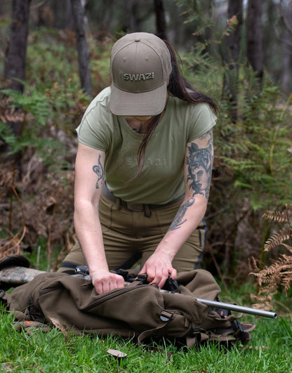 WOMENS SWAZI CAP SLEEVE TEE